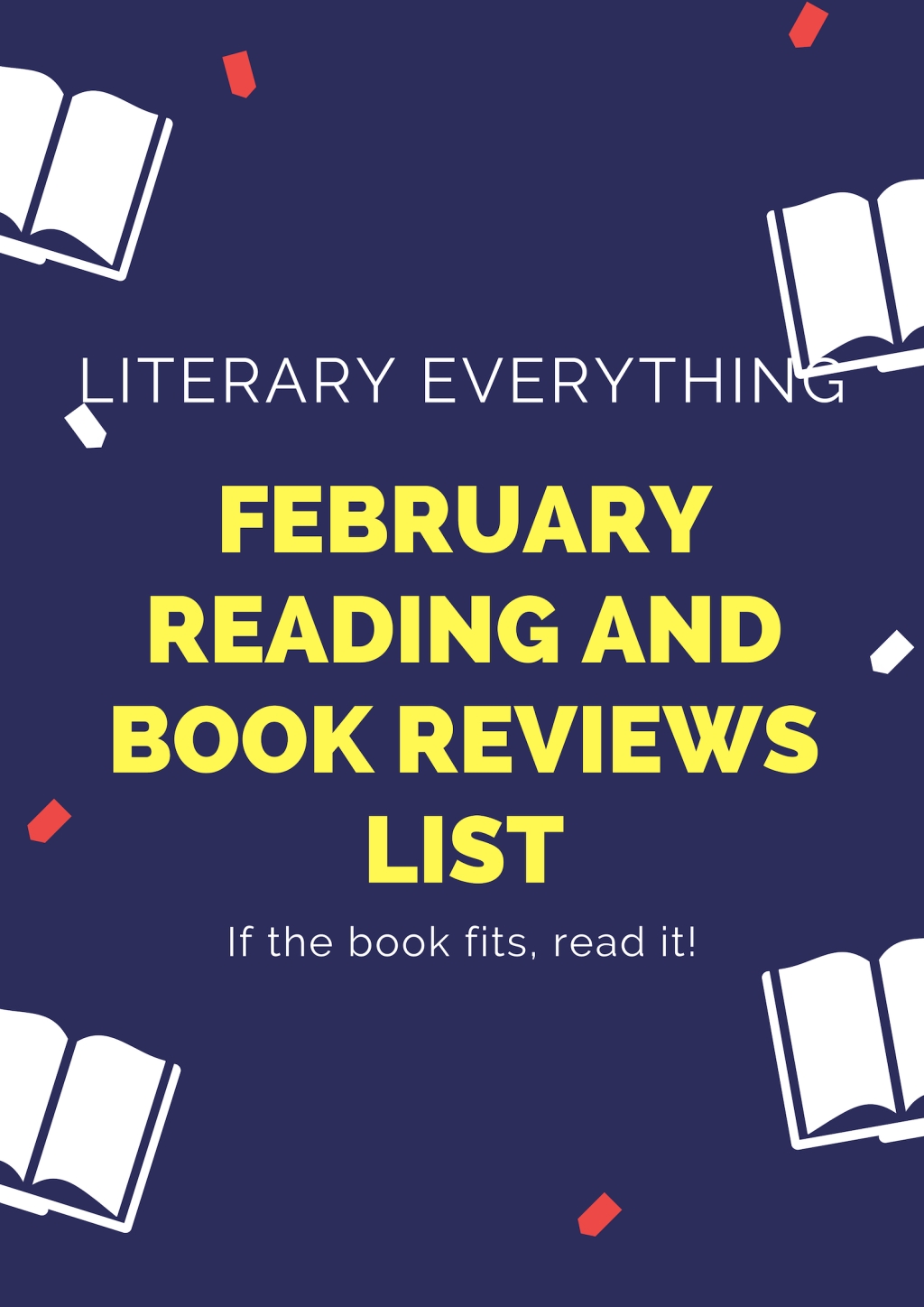 February 2019 Reading and Book Reviews List